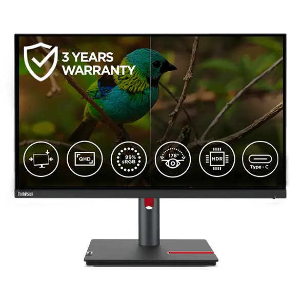 ThinkVision P27h-30 68.58cms (27) Monitor | 63A1GAR1WW