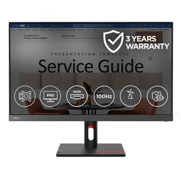 Lenovo ThinkVision S24i-30 モニター（23.8インチ） Amazon.com: Lenovo ThinkVision T24i-30 23.8 Full HD WLED LCD