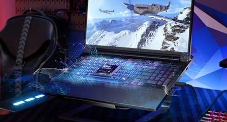 A laptop icon next to human figure icon representing Collaboration Mode.