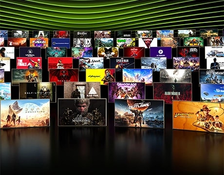 Numerous videogame title screens.
