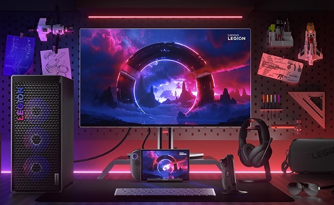 Lenovo Legion Go ゲーミングPC いつでもどこでもPCゲームを楽しめる、Lenovo Legion Goの実機