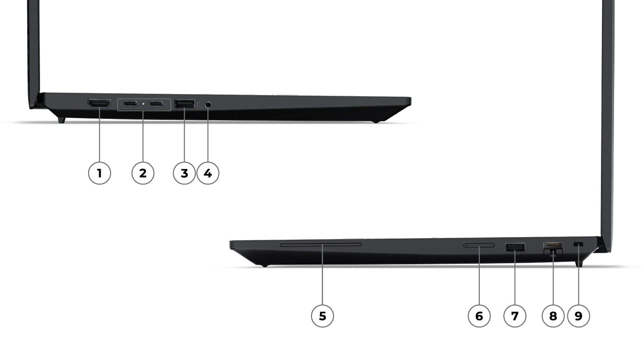 Dank funktionaler Anschlüsse bietet die Lenovo ThinkPad P16s Gen 4 mobile Workstation Leistung auf Desktop-Niveau.