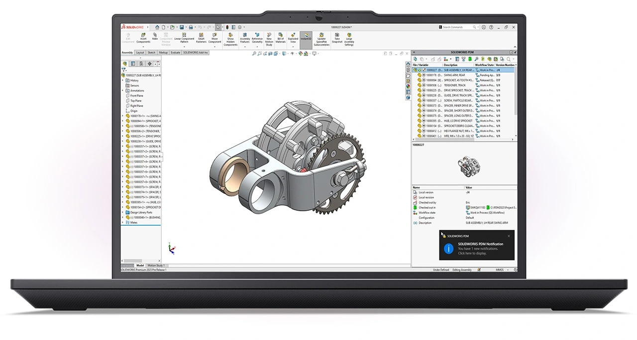 Die Lenovo ThinkPad P16v Gen 3 mobile Workstation bewältigt intensive Workloads und ist ideal für 3D-Modellierung und Architekturdesigns.