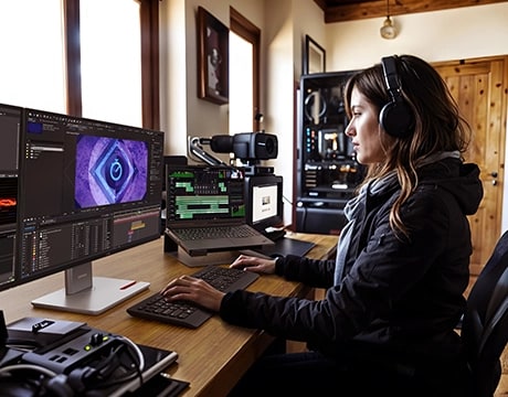 Built to inspire creative minds, the Lenovo ThinkPad P16 Gen 3 mobile workstation features a professional-grade GPU for content creation.