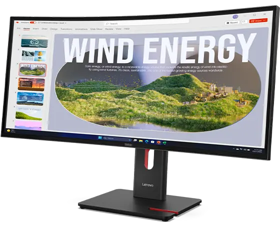 ThinkVision 34 inch VA WQHD 120hz USB-C Curved Monitor - T34WD-40