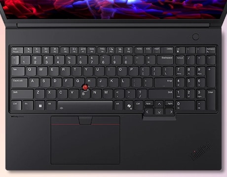 A spill-resistant keyboard with tactile markings for certain keys boosts user-friendliness of the Lenovo ThinkPad P16 Gen 3 mobile workstation.