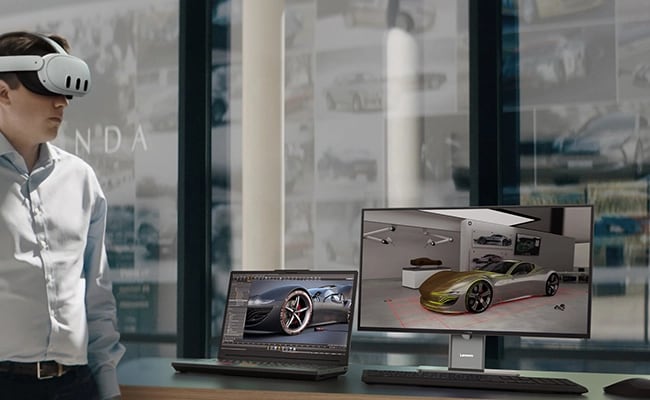 With versatile ports, the Lenovo ThinkPad P16 Gen 3 mobile workstation connects to multiple devices & enhances data sharing.