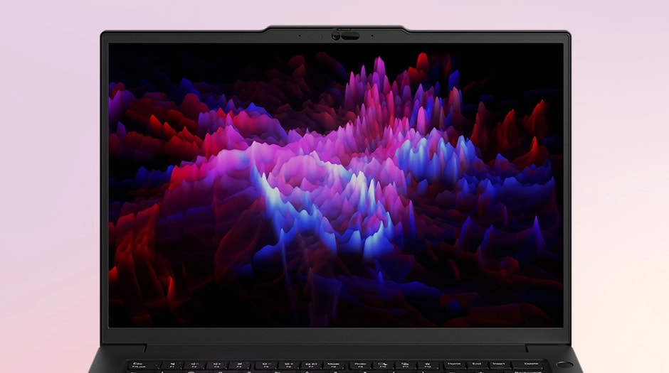 Vibrant visuals for a superior viewing experience on the Lenovo ThinkPad P14s Gen 6 mobile workstation.