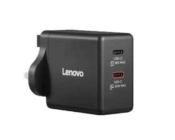 

Lenovo Dual USB-C 65W GaN Charger