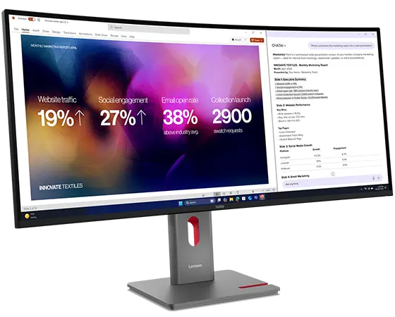 תכירו: ThinkVision P40WD-40 - מענה לכל צורך כמעט
