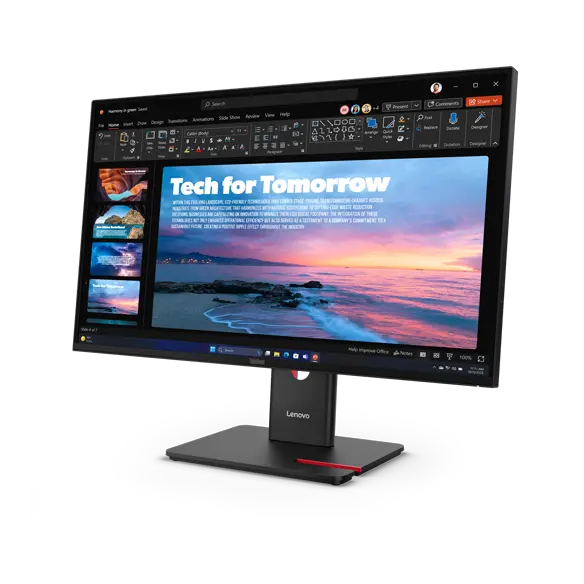 Lenovo ThinkVision T27QD-40 27型 Monitor QHD ThinkVision T27QD-40 de 27