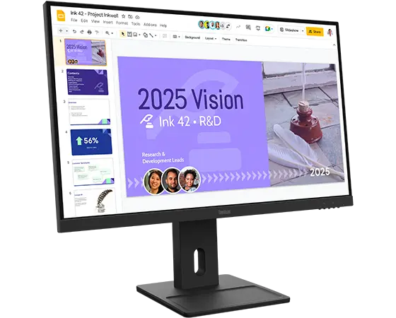 Lenovo ThinkVision E27q-40 新品27/WQHD/IPS ThinkVision 27 inch IPS QHD 100Hz Monitor - E27q-40 | 64BDGAR4UZ