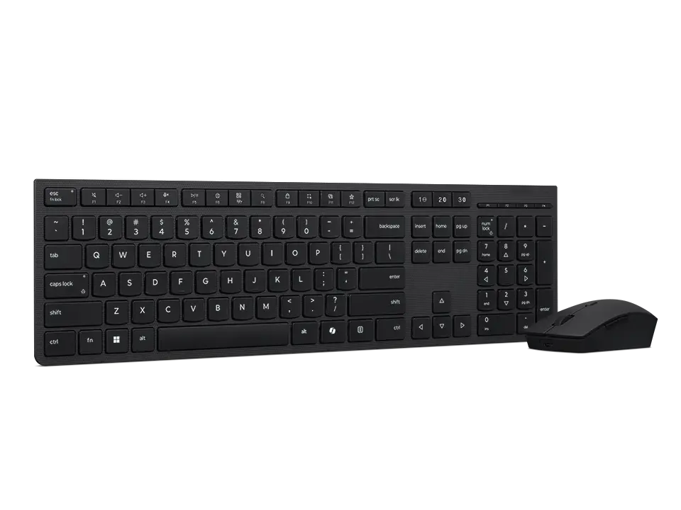 Imagen 1 del producto Combo de teclado y mouse inalámbrico profesional Lenovo recargable-Español de Latinoamérica