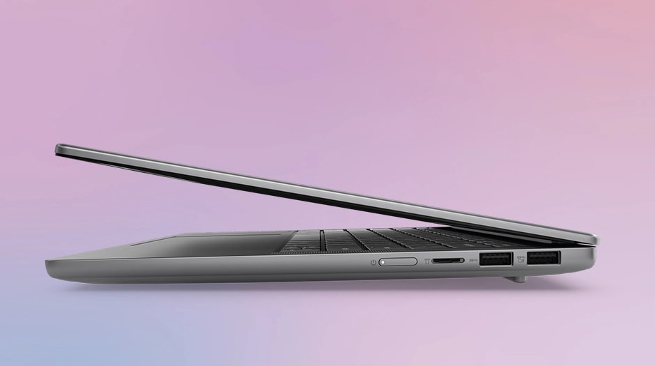 Right-side view showing two USB-A ports, a card slot, and a power key; IdeaPad Slim 5i Gen 11 (14 מחשב נייד IdeaPad Slim 5 14IMH10 83V6002SIV מבית Lenovo