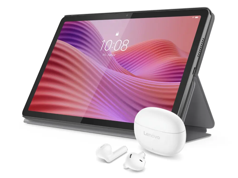 Lenovo Tab (con Funda + Earbuds)