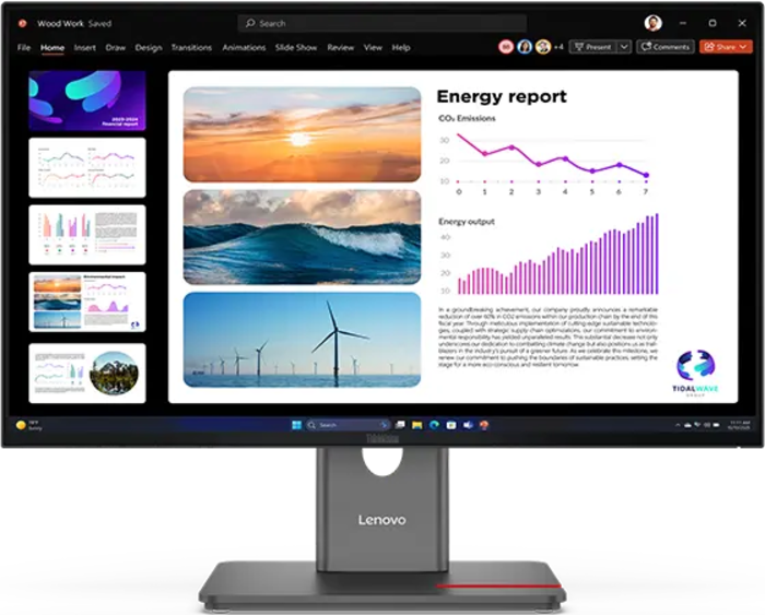 ThinkVision 23.8 inch IPS QHD 120Hz Monitor - P24Q-40 | 64B2GAR1UZ