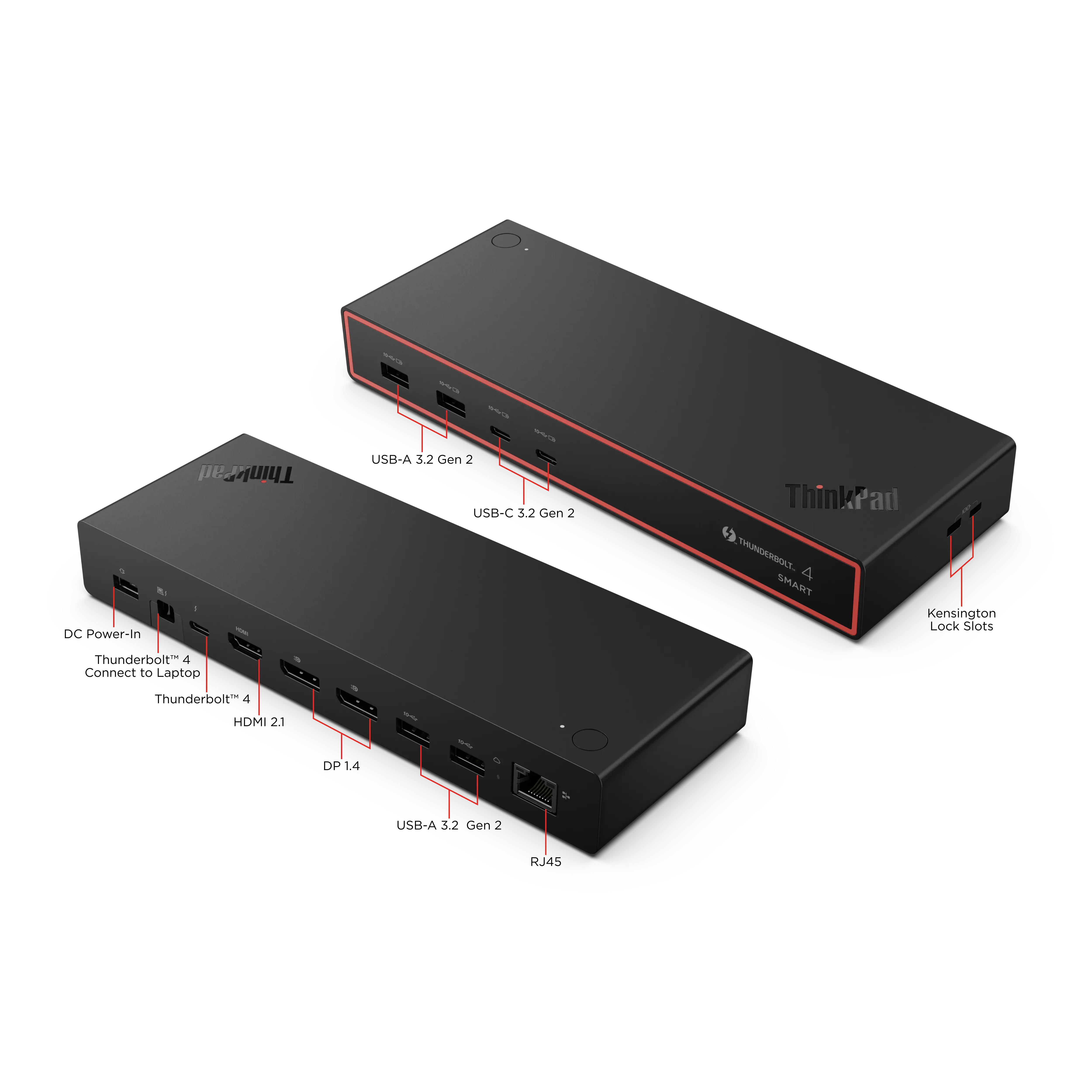 Lenovo ThinkPad Thunderbolt 4 Smart Dock Gen2 7500, Eclipseschwarz