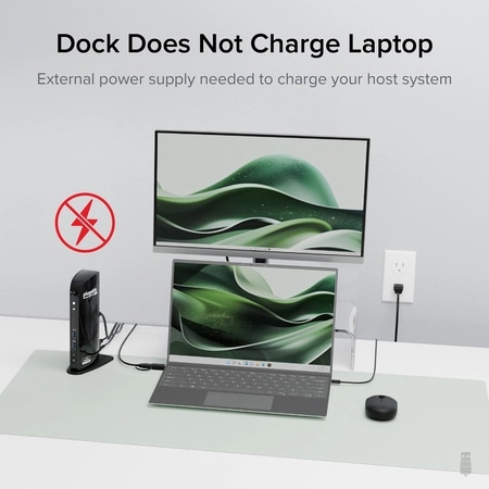 Plugable USB-A 3.0 Universal Dual Monitor Docking Station
