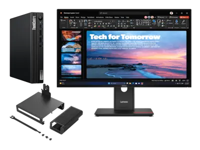 Lenovo ThinkCentre M75q G5 A5 16 512 + ThinkVision T27QD-40 27