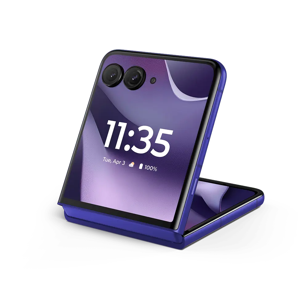 External display flip phone 4 inch l Triple 50MP camera phone