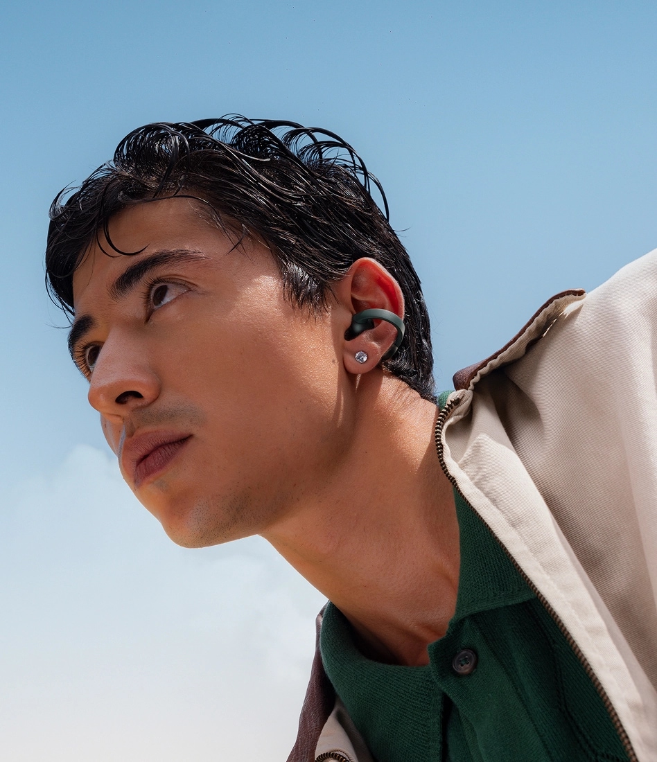 Get Moto Buds Loop Swarovski Open Ear Earbuds | Motorola US
