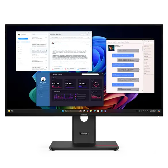 Lenovo Écran ThinkVision T27UD-40 27" UHD (USB-C Docking)