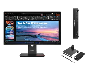 Lenovo ThinkCentre M70q G6 U7 16 512 + ThinkVision T27QD-40 27