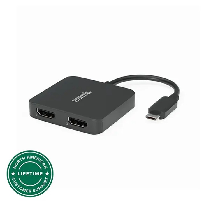 Plugable USB-C Dual 4K HDMI Adapter MST Display Adapter | 78810592