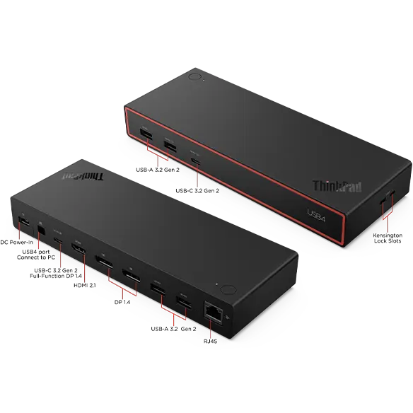ThinkPad USB4 Dock 5000 (with 135W Adapter) | 40BF0135US | Lenovo US