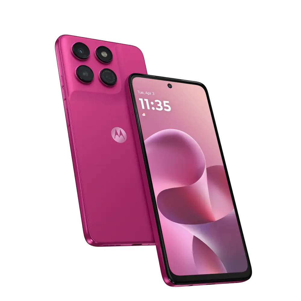 Lenovo moto g37 - PANTONE Fuchsia Red Processore MediaTek Dimensity 6300 (2,4 GHz )/Android 16 o versioni successive/128 GB