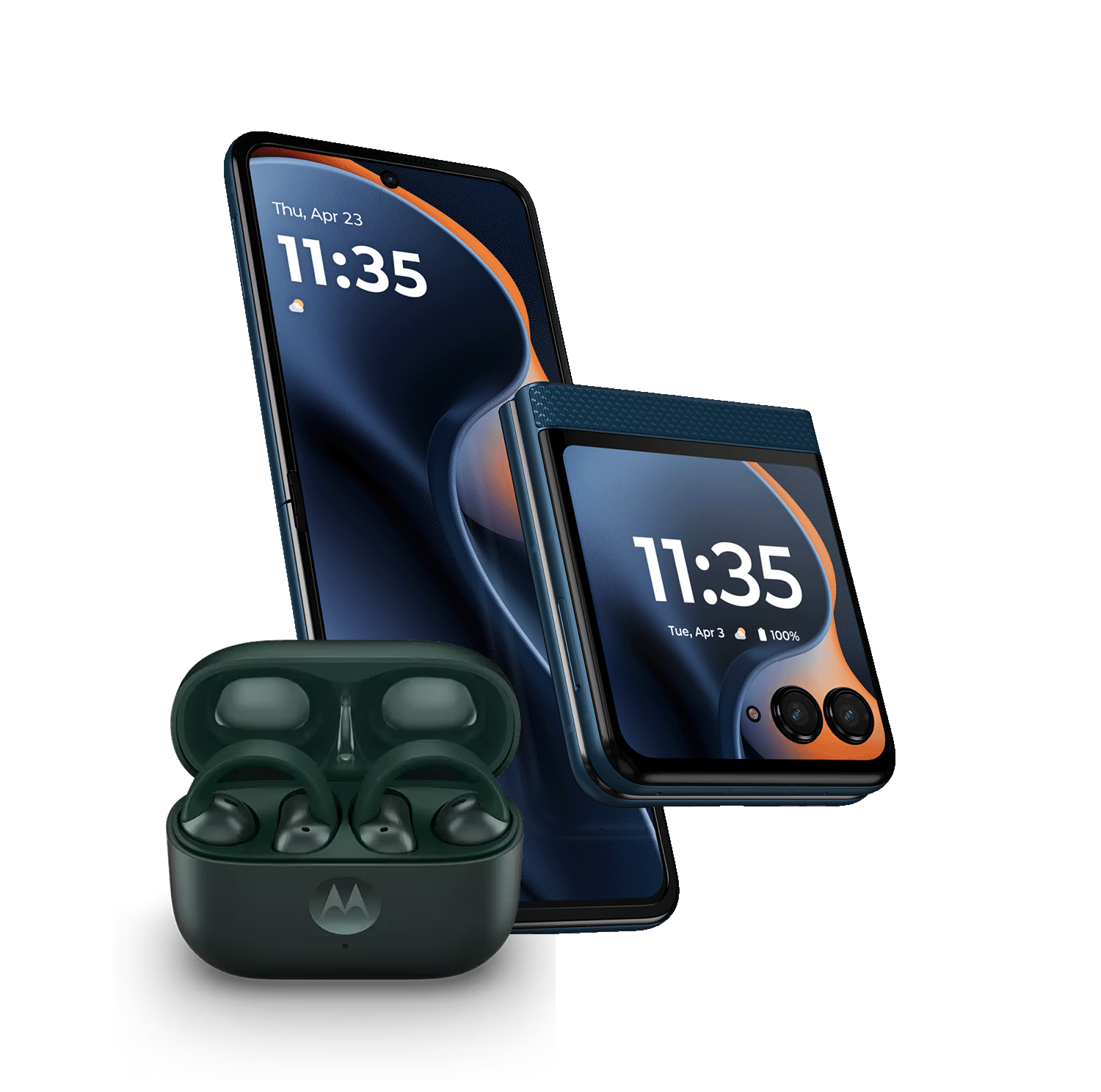 A top flip phone for 2025 with a large external display | motorola