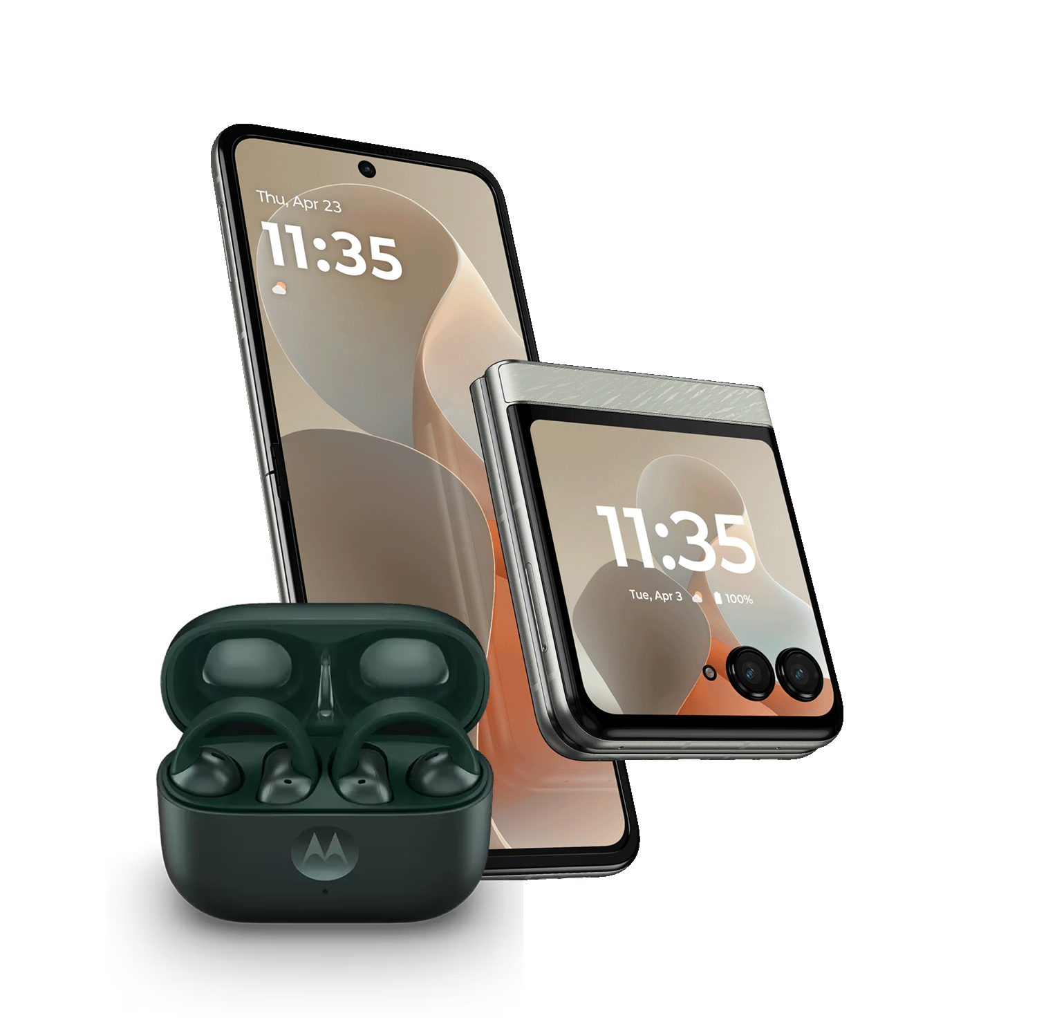 A top flip phone for 2025 with a large external display | motorola