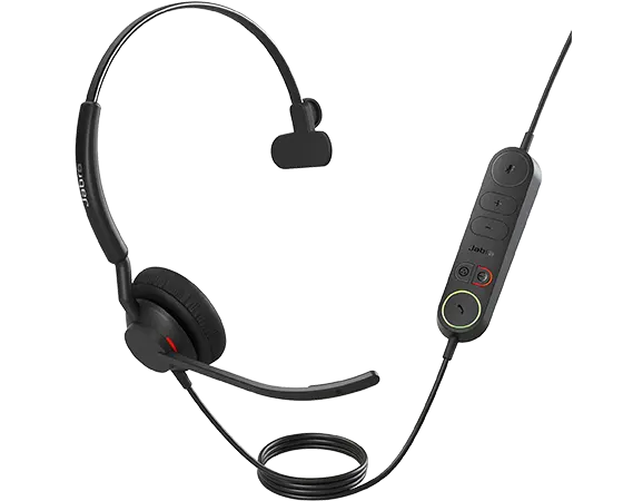 Ｊａｂｒａ Jabra Engage 40 - (Inline Link) USB-A MS Mono 目安在庫=△ : Jabra Engage 40 Wired Stereo Headset with Inline Call