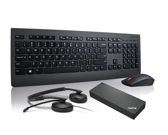 

USB-C Dock with Wired Headset & Keyboard Mouse Combo