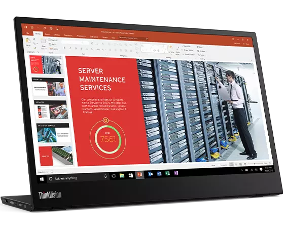 ThinkVision Lenovo モバイルディスプレイM14 ThinkVision M14 Portable Monitor | 61DDUAR6US | Lenovo US