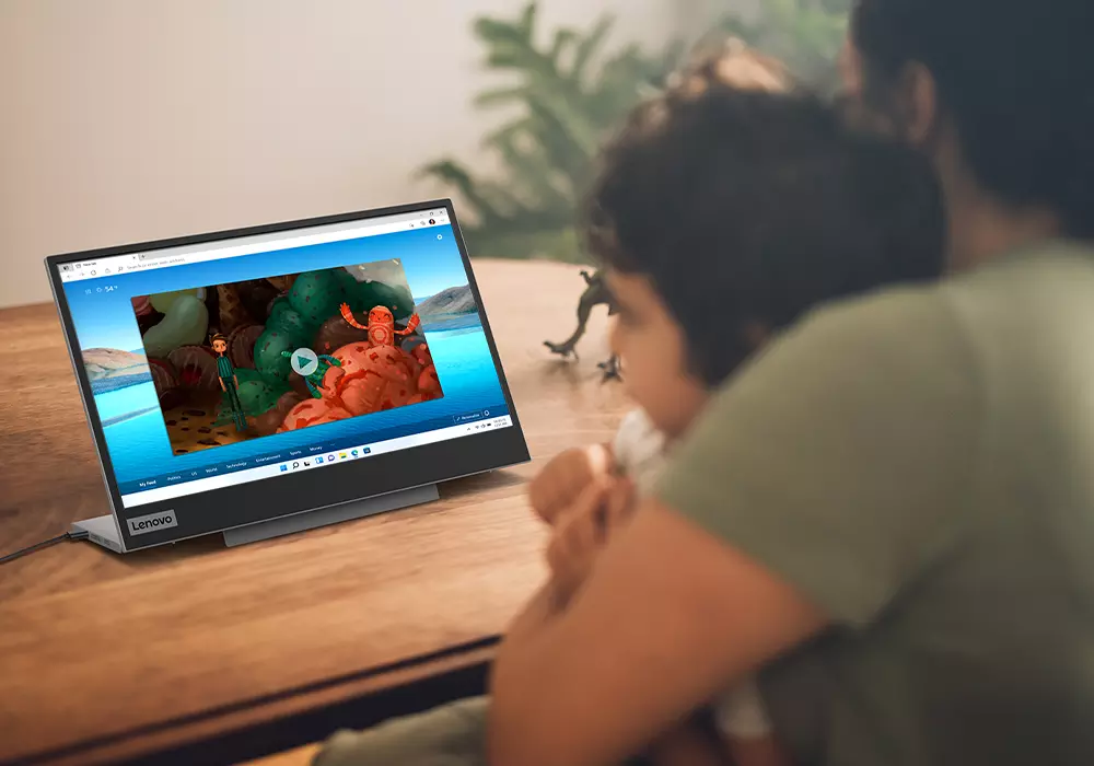 Lenovo L15 15.6-inch IPS FHD 60Hz USB-C Portable Monitor