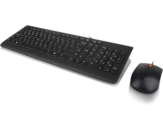 thumbnail image 2 of Lenovo Calliope USB Keyboard Gen2 With Black Wired Mouse – Standard QWERTY, Plug & Play 2 of 5
