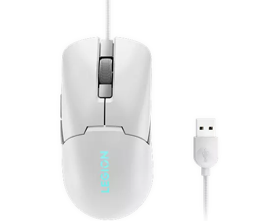 

2 Lenovo Legion M300s RGB Gaming Mouse (Glacier White)