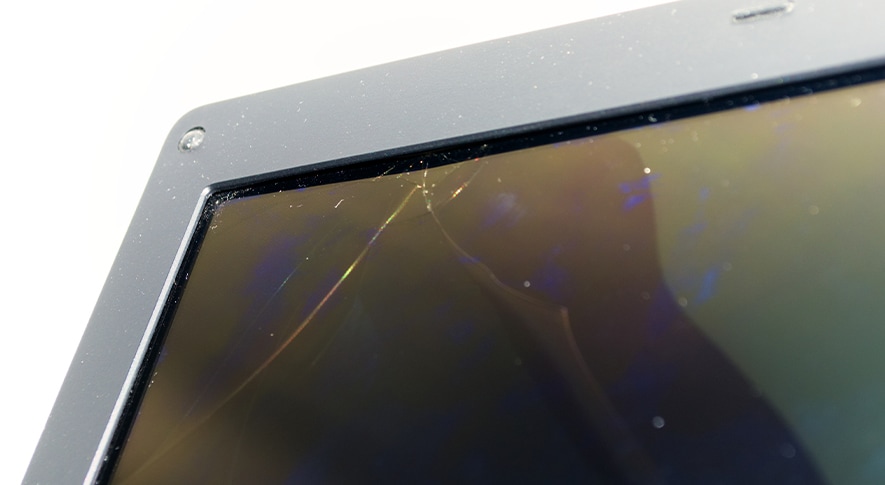 液晶が割れた直後にすべき初期対応