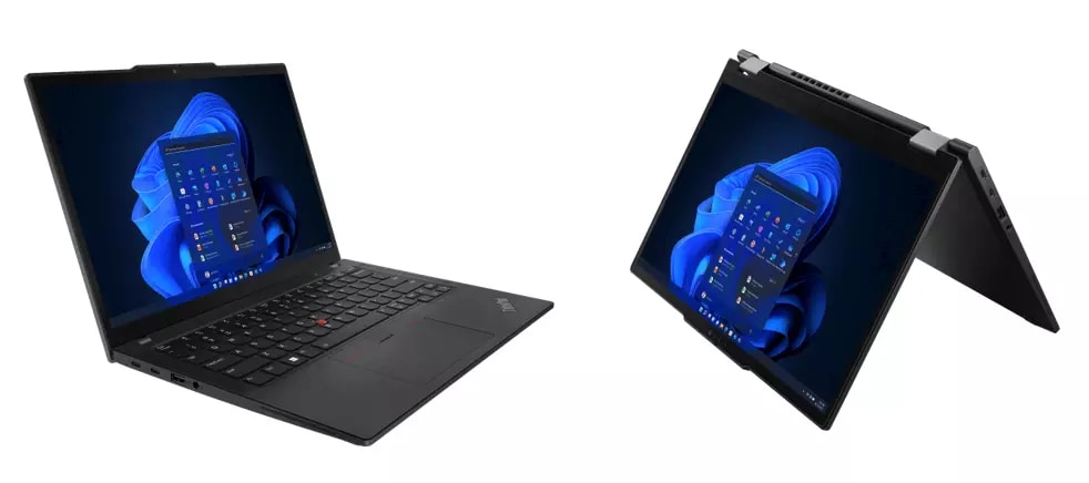 （左から）ThinkPad X13 Gen 4 / ThinkPad X13 Yoga Gen 4