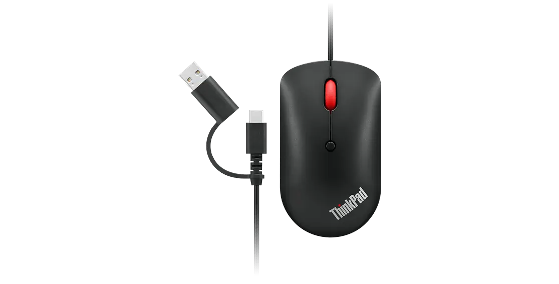 RATÓN COMPACTO CON CABLE USB-C THINKPAD (4Y51D20850)