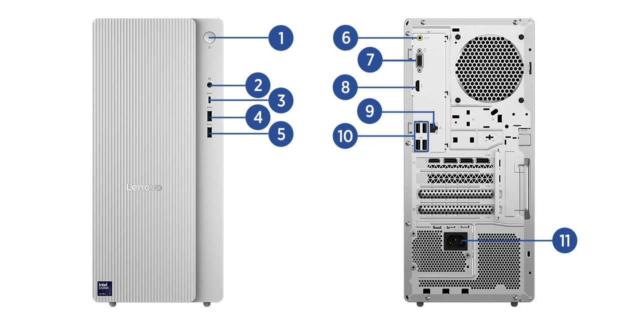 Lenovo IdeaCentre Tower 17IAS10（Intel） | パワフルなAI搭載