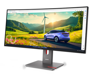 Lenovo ThinkVision P34w-40 34インチモニター ThinkVision P34WD-40(34型ウルトラワイド曲面/3440×1440/IPS/USB-C