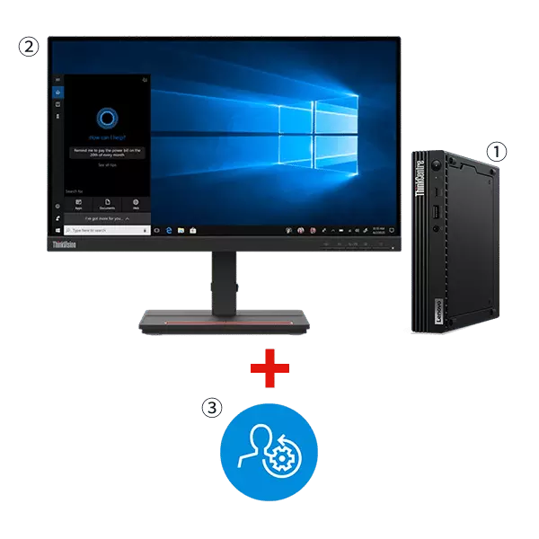 デスクトップPCとモニター