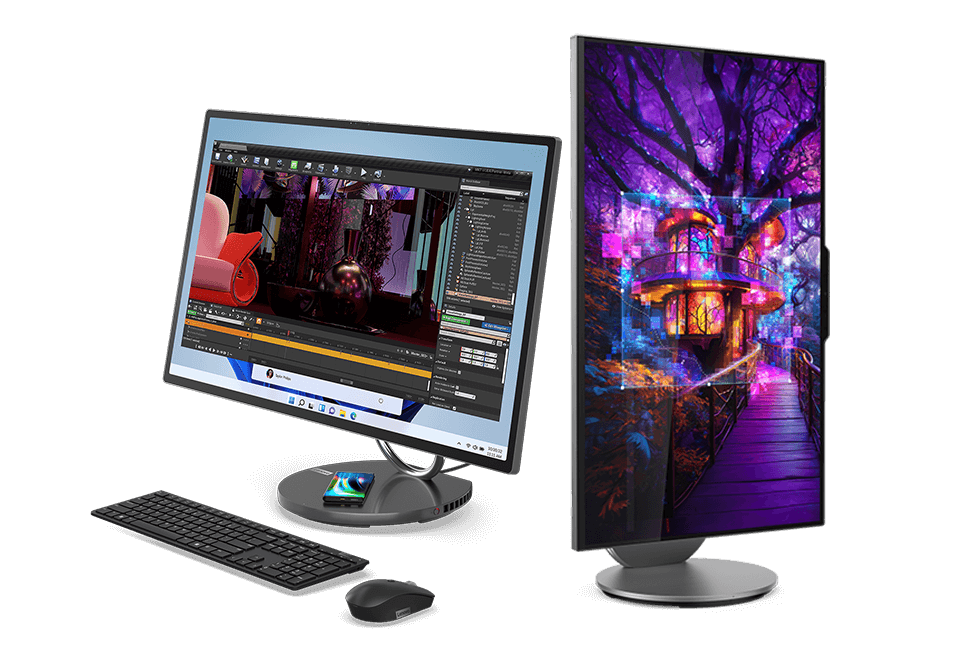 Lenovo オールインワンデスクトップPC ThinkCentre M90a All-In-One Gen 6(23.8型 Intel) | パワフルな