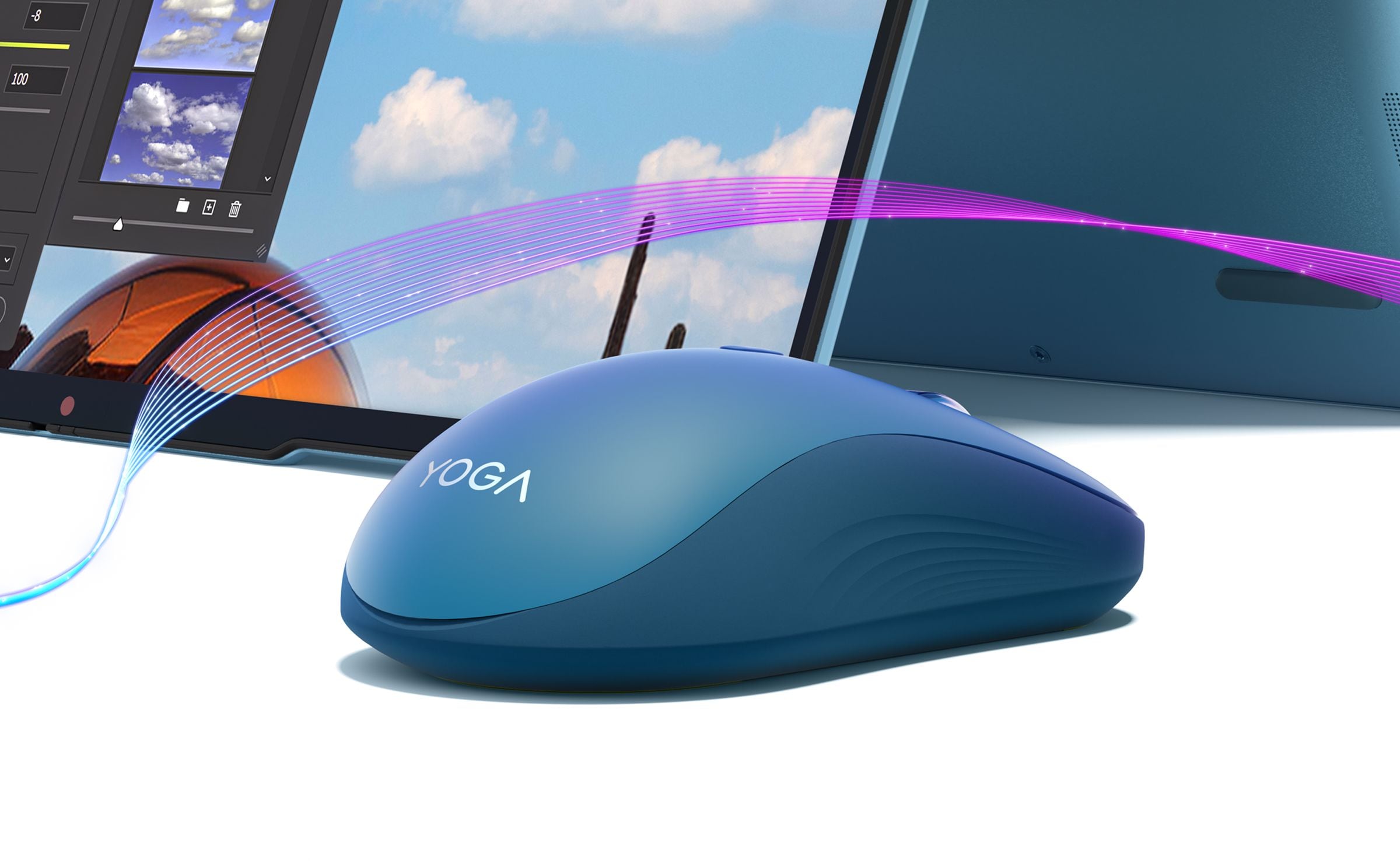 Lenovo 540 USB-C Wired Compact Mouse (Cloud Grey