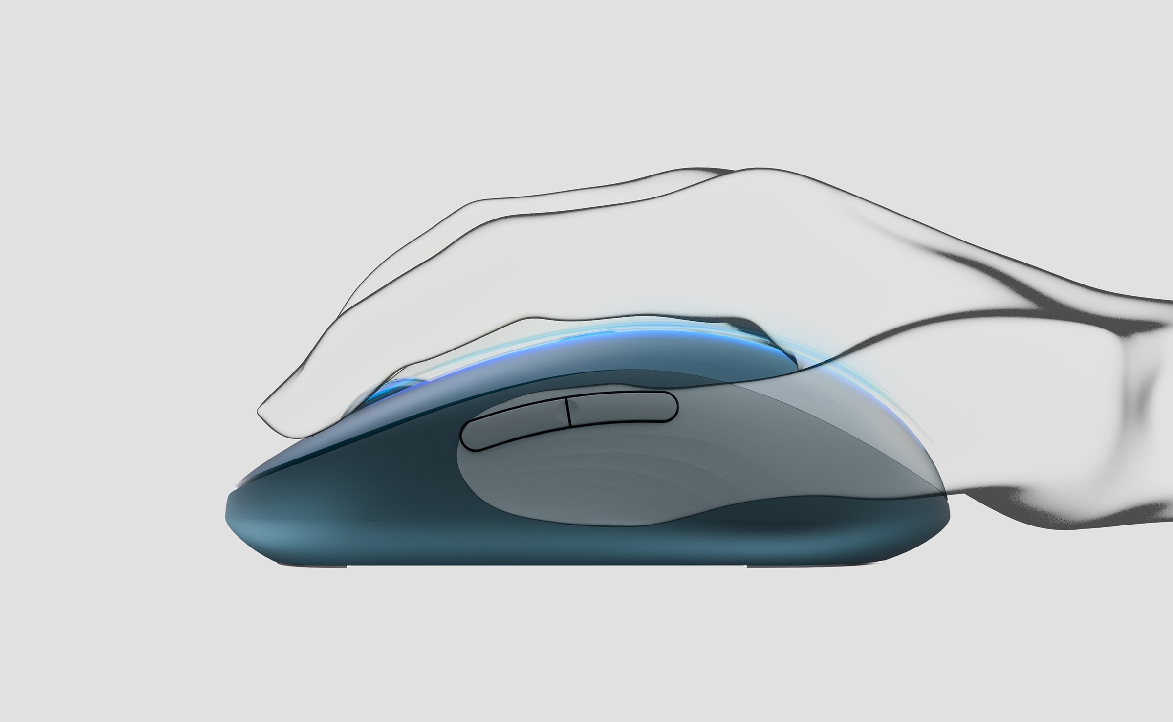 The contoured design of the Lenovo Yoga Bluetooth Silent Mouse supports natural hand posture and is built for all-day comfort — helping you stay focused on your ideas with ease.