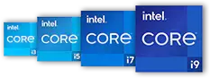 Intel Core logos