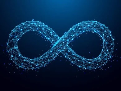 DevOps - digital infinity symbol