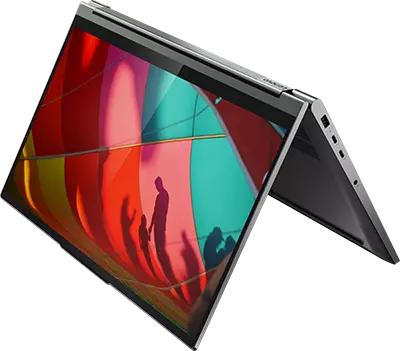 Vue latérale du portable Lenovo Yoga C940